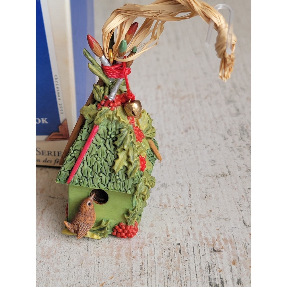Hallmark nature's SketchBook Marjolein Bastin bird vintage ornament Xmas